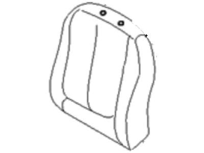 Hyundai 88460-2D100-CGU Front Passenger Side Seat Back Covering