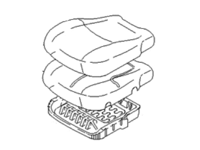 Hyundai 88200-2D800-FAH Cushion Assembly-Front Seat, Passenger