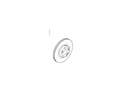 Kia 517123N600 Disc-Front Wheel Brake