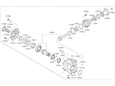 Kia 473003B830 Transfer Assembly
