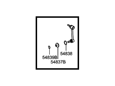 Hyundai 55530-26600 Link Assembly-Rear Stabilizer, LH