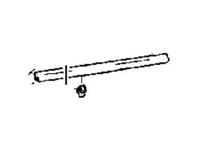 Hyundai 82210-34100 Weatherstrip Assembly-Front Door Belt Outside LH