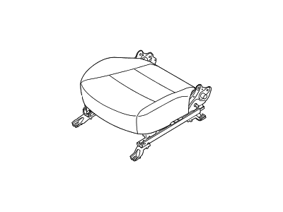Hyundai 88104-4Z010-R5X Cushion Assembly-Front Seat, Passenger