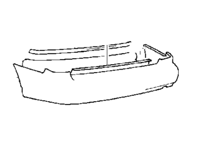 Hyundai 86610-34050 Rear Bumper Cover Assembly