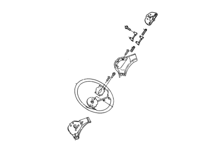 Hyundai 56120-21110-BL Steering Wheel Body Assembly