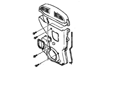 Hyundai 21350-33030 Cover Assembly-Timing Belt Lower