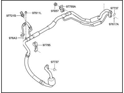 Hyundai 97777-J9060 TUBE ASSY-SUCTION & LIQUID