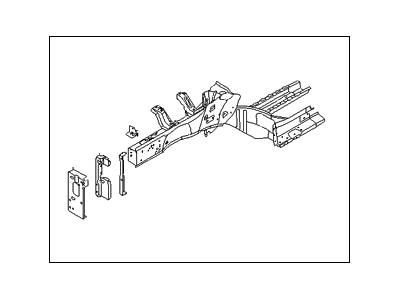 Hyundai 64605-3X000 Member Assembly-Front Side, LH