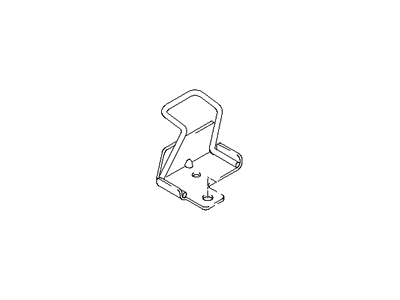Hyundai 89861-25050 Bracket-Child Lower Anchor Inner, L