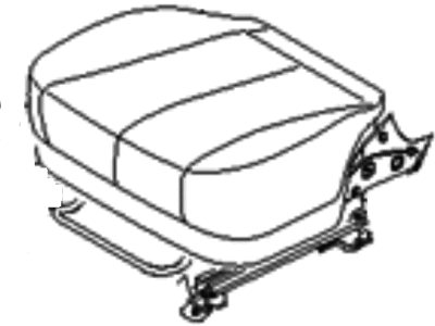 Hyundai 88200-0A905-CHL Cushion Assembly-Front Seat, Passenger