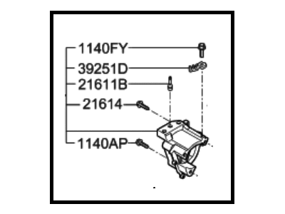 Hyundai 21610-3E024 Engine Support Bracket, Front