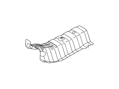Hyundai 28791-2V000 Panel-Heat Protector, Front