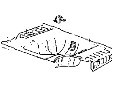 Hyundai 65501-33310 Panel Complete-Rear Floor