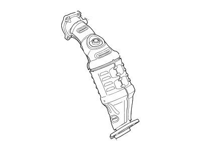 Hyundai 28530-3LTB0 Catalyst Case Assembly, Right