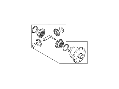 Kia 530203B500 Case Assembly-Differential