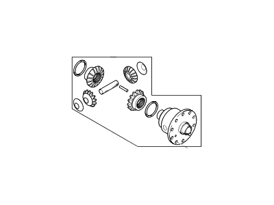 Hyundai 53020-3B500 Case Assembly-Differential