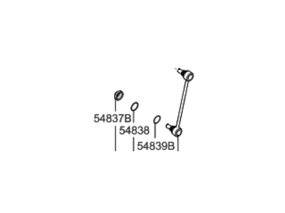Hyundai 55530-2E100 Link Assembly-Rear Stabilizer