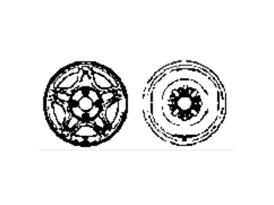 Hyundai 52910-29609 Aluminium Wheel Assembly