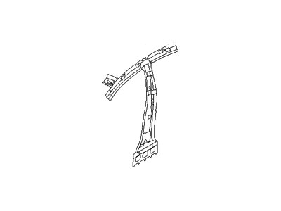 Hyundai 71402-2L200 Pillar Assembly-Center Inner, RH