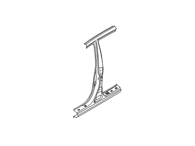 Hyundai 71401-2LA20 Pillar Assembly-Center Outer, LH