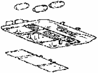 Hyundai 92800-33300-AR Room Lamp Assembly