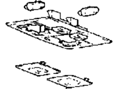Hyundai 92850-33100-AR Map Lamp Assembly