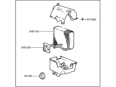 Hyundai 97601-24011 EVAPORATOR Unit