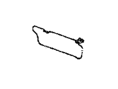 Hyundai 85201-34491-CI Sun Visor Assembly, Left