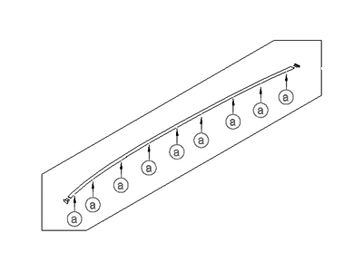 Hyundai 87241-2B000 Garnish Assembly-Roof Side, RH