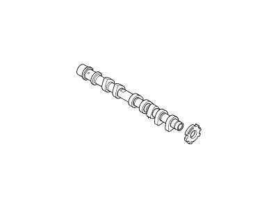 Hyundai 24200-3LPA0 Camshaft Assembly-Exhaust, LH