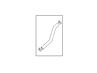 Hyundai 25415-B1000 Hose Assembly-Radaator, Lower