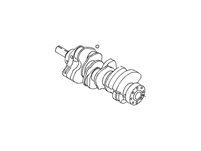 Kia 231103CGA0 CRANKSHAFT Assembly