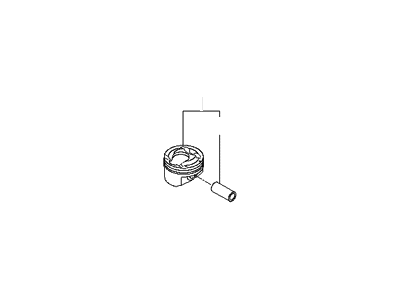 Kia 230413C600 Piston & Pin Assembly