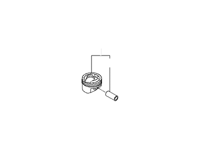 Hyundai 23041-3C611 Piston & Pin Assembly