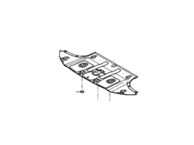Hyundai 29110-B1200 Panel Assembly-Under Cover, Front