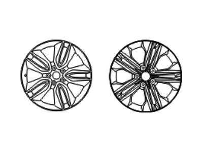 Hyundai 52910-A1185 Aluminium Wheel Assembly