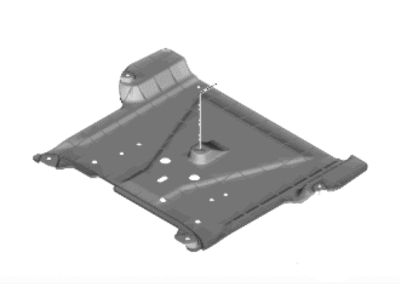 Hyundai 62408-N9000 SUB FRAME-UNDER COVER