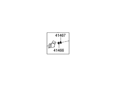 Kia 4146332160 Bracket Assembly-Clutch Fluid