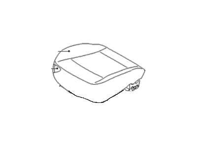 Hyundai 88160-3J000-R7C Front Driver Side Seat Cushion Covering
