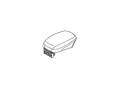 Hyundai 84660-3Y050-HZ Console Armrest Assembly