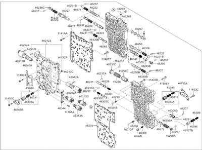 Kia 462103F800 Body Assembly-Atm Valve