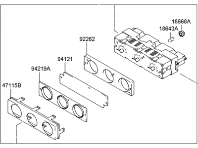 Hyundai 94300-2C200 Unit Assembly-Multi Gauge