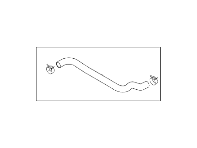 Hyundai 25411-2S100 Hose-Radiator, Upper
