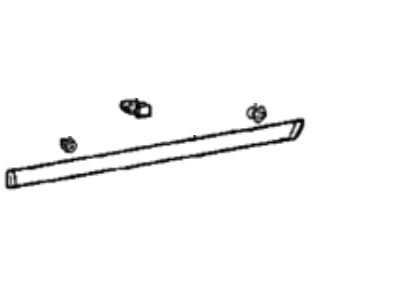 Hyundai 87731-34500 Moulding Assembly-Rear Door Waist Line, LH