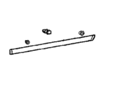 Hyundai 87732-34500 Moulding Assembly-Rear Door Waist Line, RH