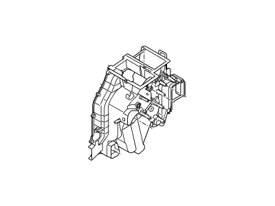 Hyundai 97135-E6000 Case-Heater & Evaporator, RH