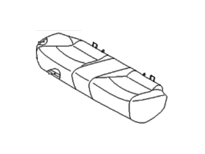 Hyundai 89160-3Q180-RCP Rear Seat Cushion Covering Assembly