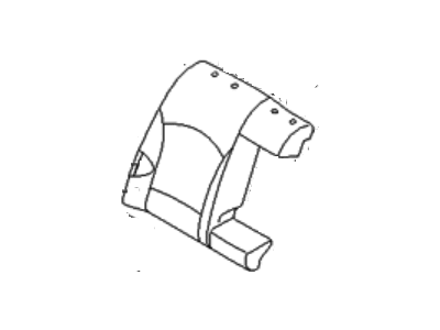 Hyundai 89460-3Q180-RCP Rear Right-Hand Seat Back Covering