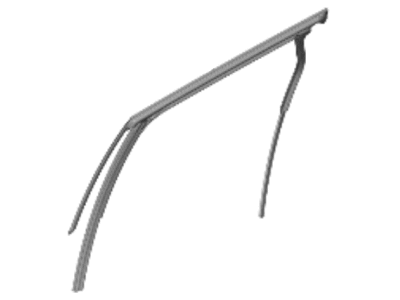 Hyundai 83540-S8500 RUN-RR DR WINDOW GLASS, RH