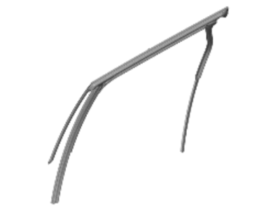 Hyundai 83530-S8500 RUN-RR DR WINDOW GLASS, LH